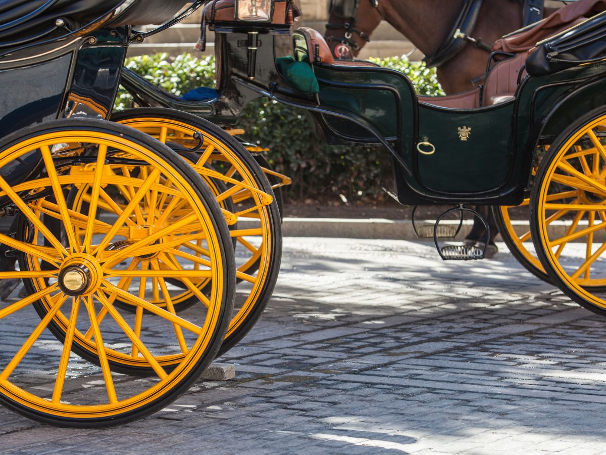 Caballos por el casco histórico de Sevilla
