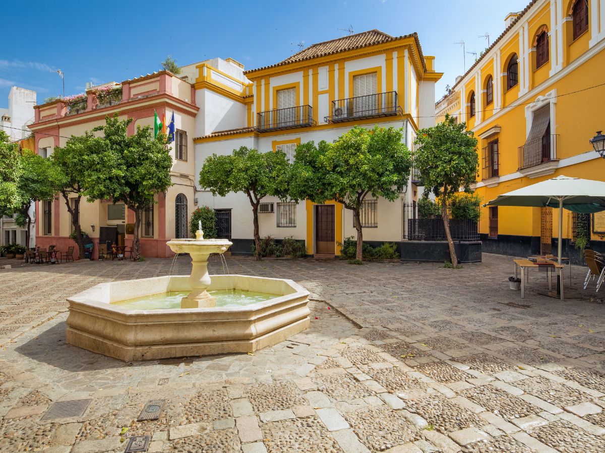Fuente en el barrio de Santa Cruz