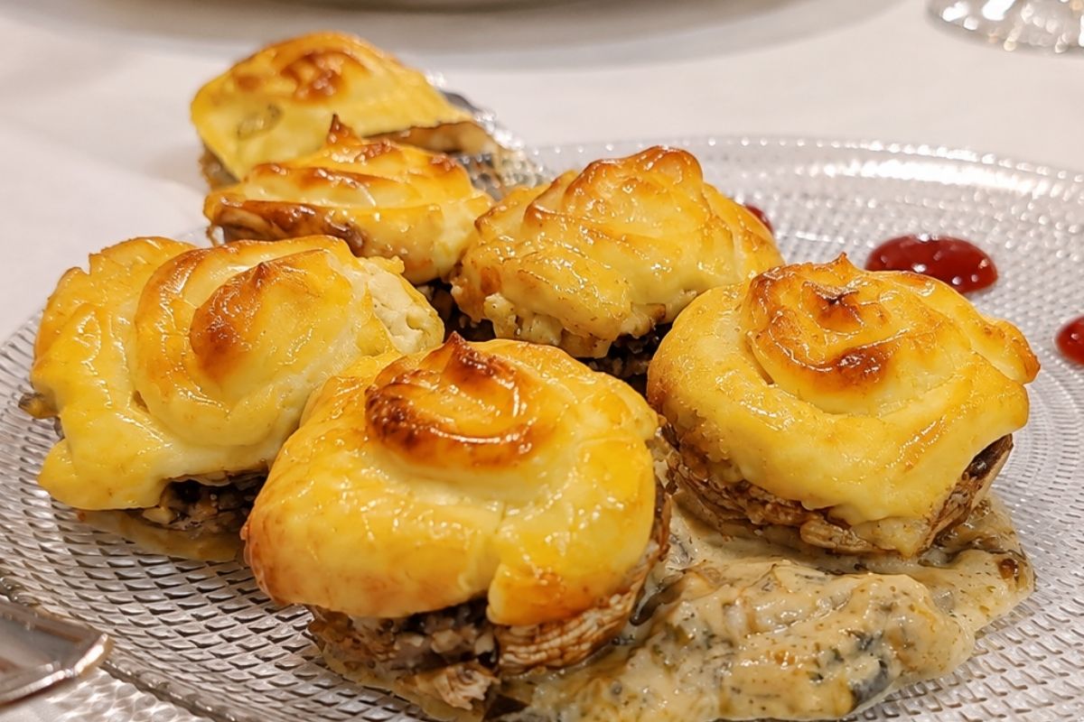 Champiñones rellenos del Molino de la Romera de Carmona
